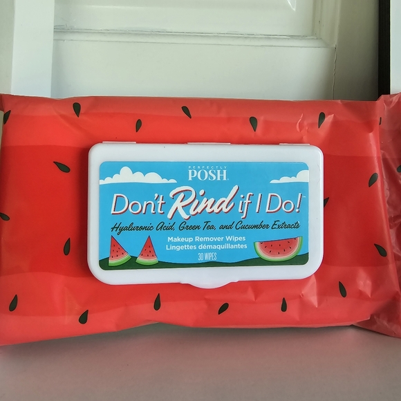 Perfectly Posh Skincare Posh Dont Rind If I Do Makeup Remover Wipes